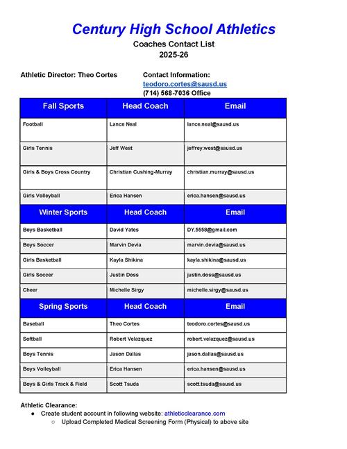 Coaches